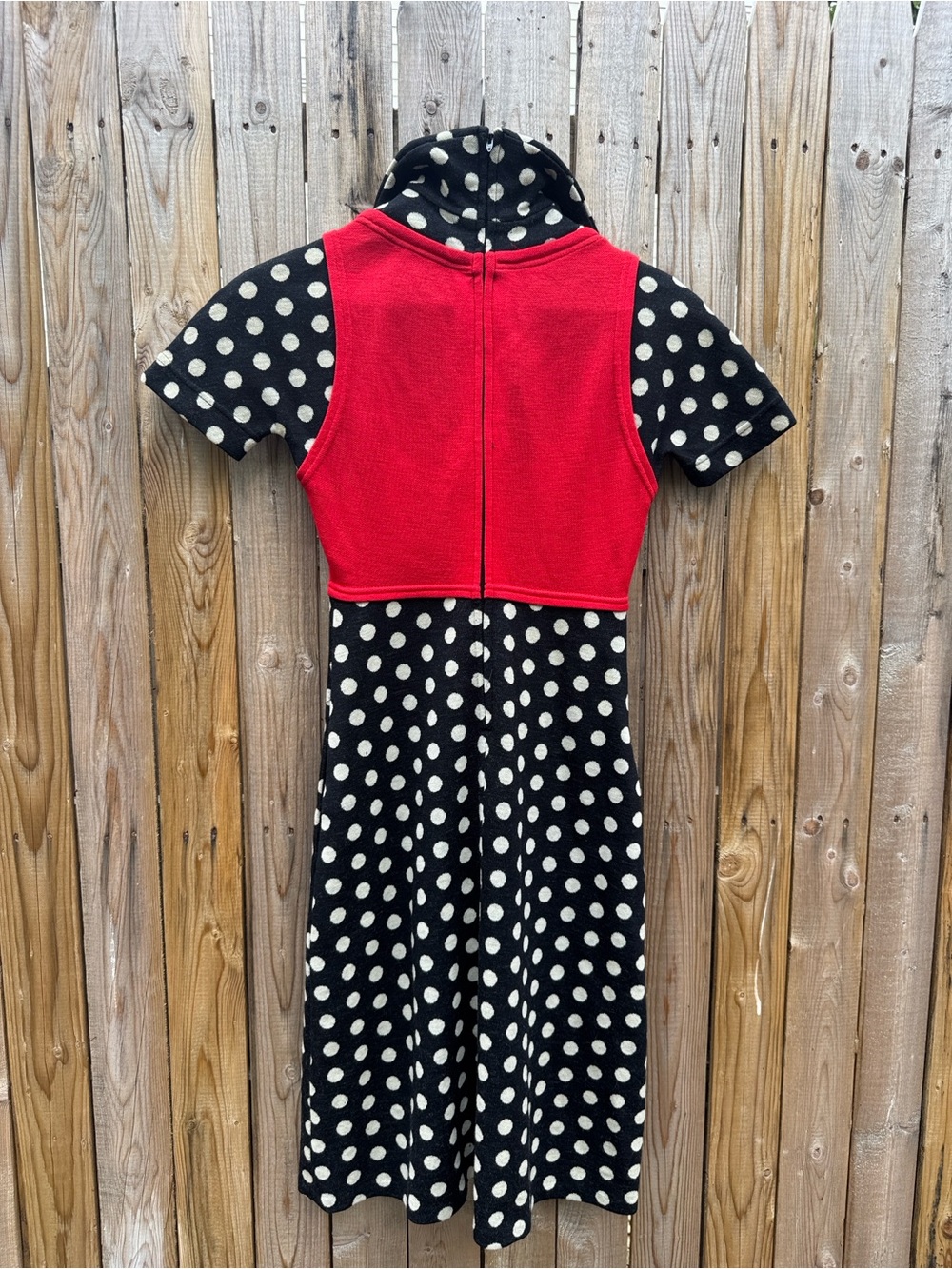 Vintage 70s rudi gernreich polka dot dress - Picture 11 of 12